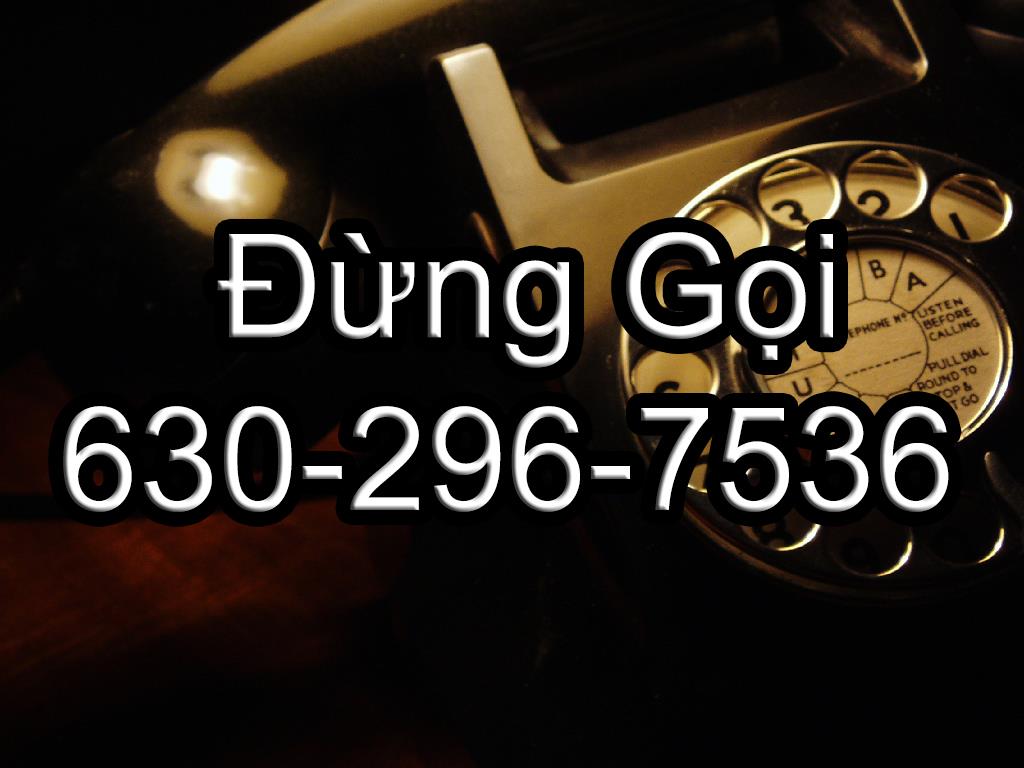 Đừng gọi 630-296-7536